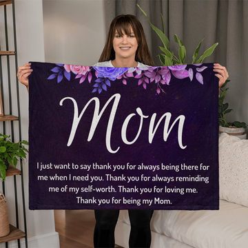 Mom Mink Touch Fleece Blanket
