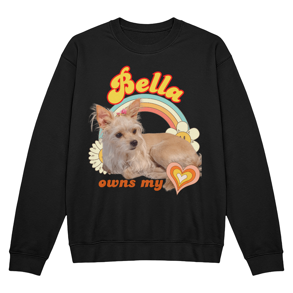 custom owns my heart sweatshirt
