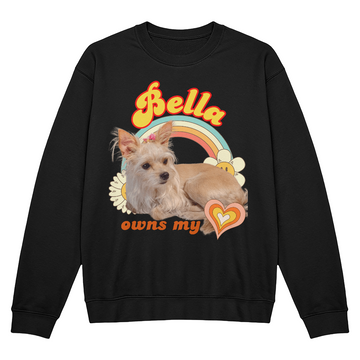 custom owns my heart sweatshirt