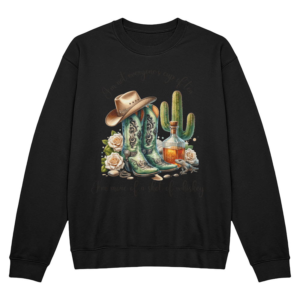 Shot of Whiskey Sweatshirt - Western Sweatshirt