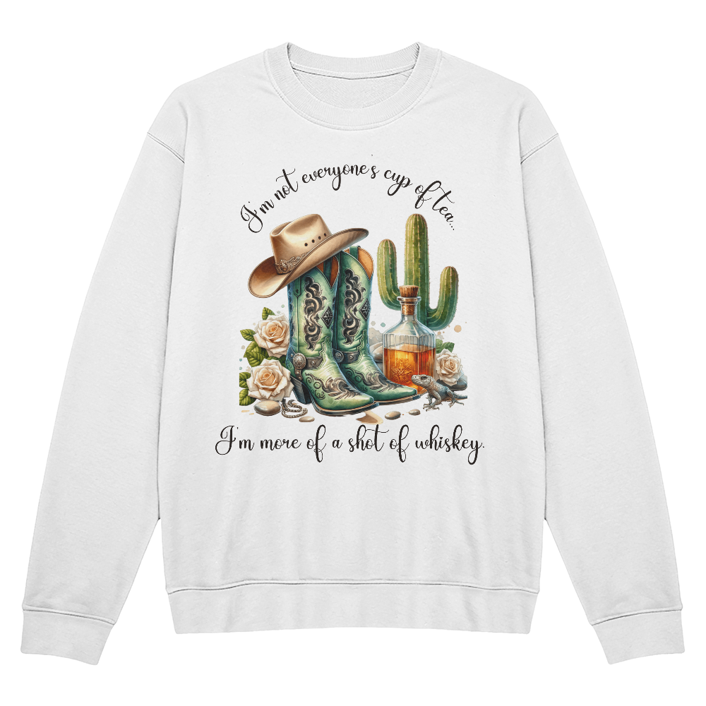 Shot of Whiskey Sweatshirt - Western Sweatshirt