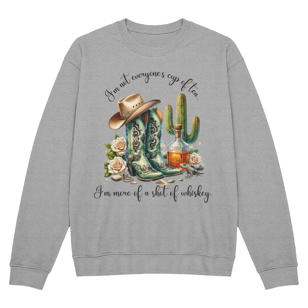 Shot of Whiskey Sweatshirt - Western Sweatshirt