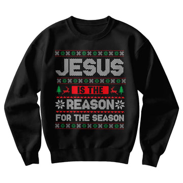 Ugly Christmas Sweater | Jesus is the Reason for the Season