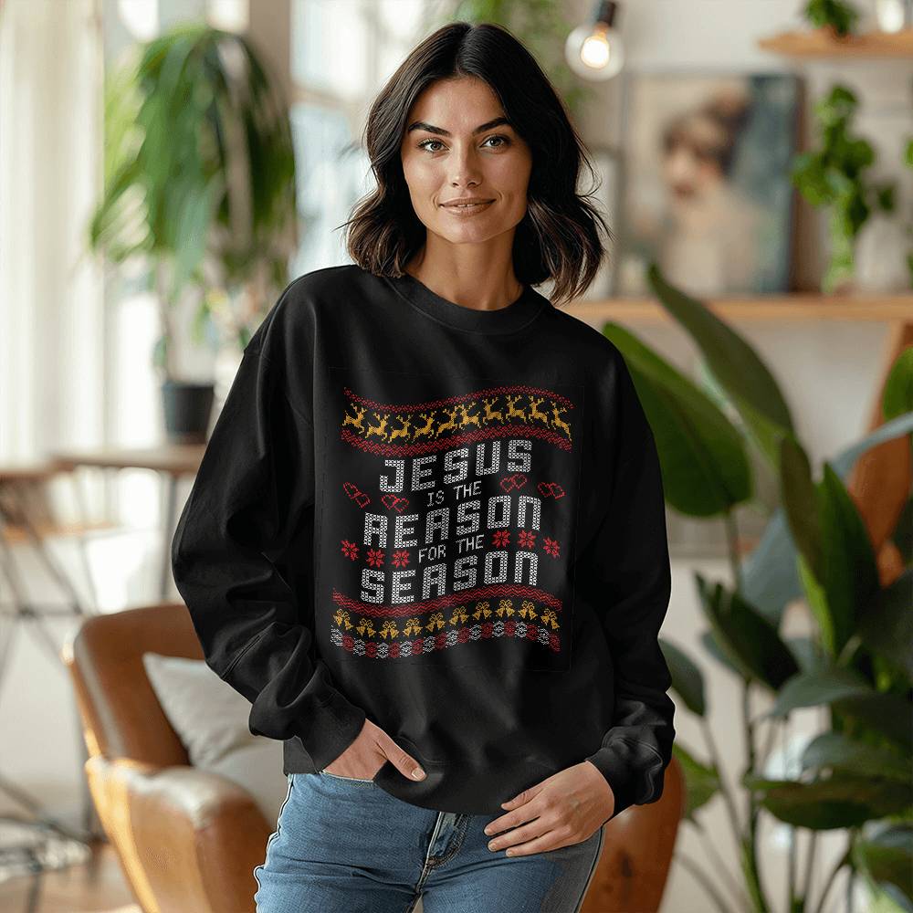 Ugly Christmas Sweater | Jesus is the Reason for the Season