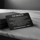 Engraved Wallet Card - To My Son from Mom