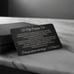 To My Amazing Son - Engraved Wallet Card