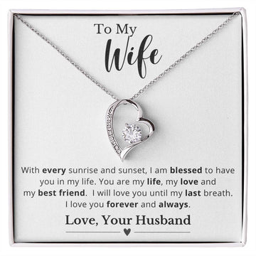 To My Wife - Last Breath- Necklace