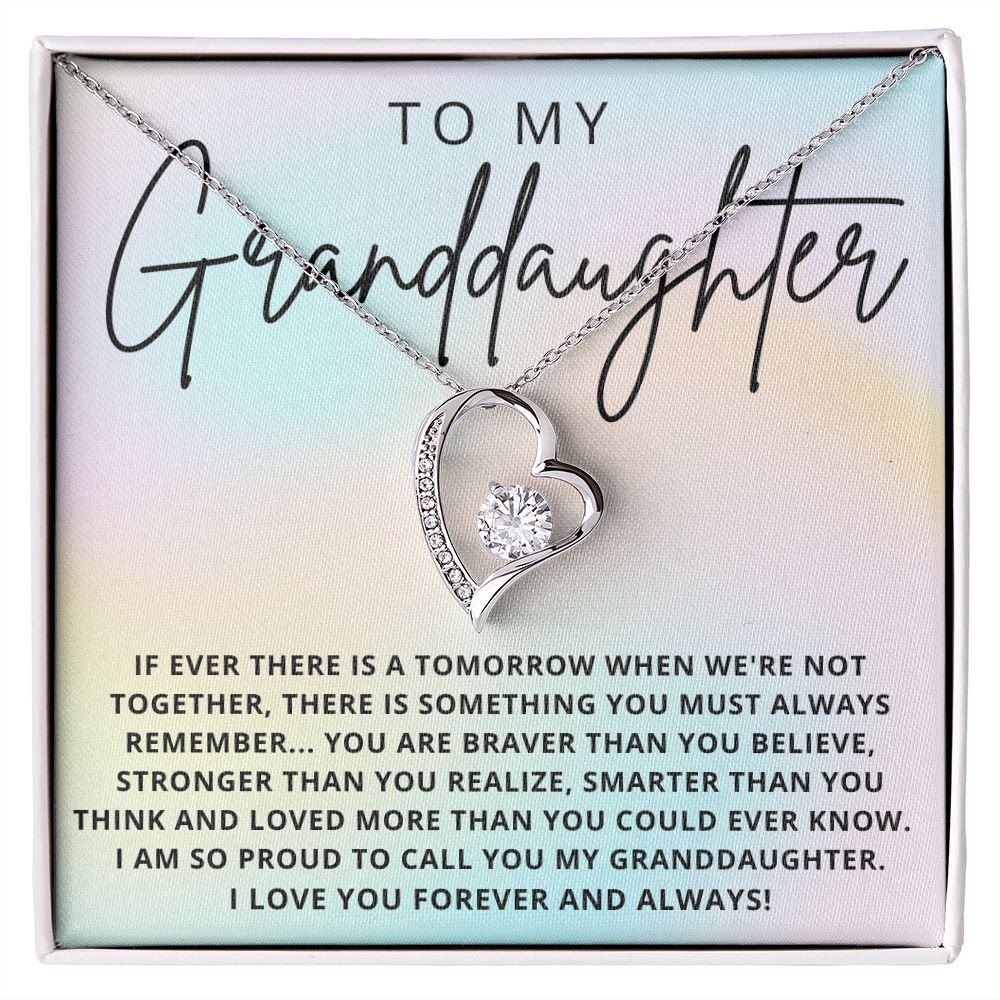 To My Granddaughter | Forever Love Necklace
