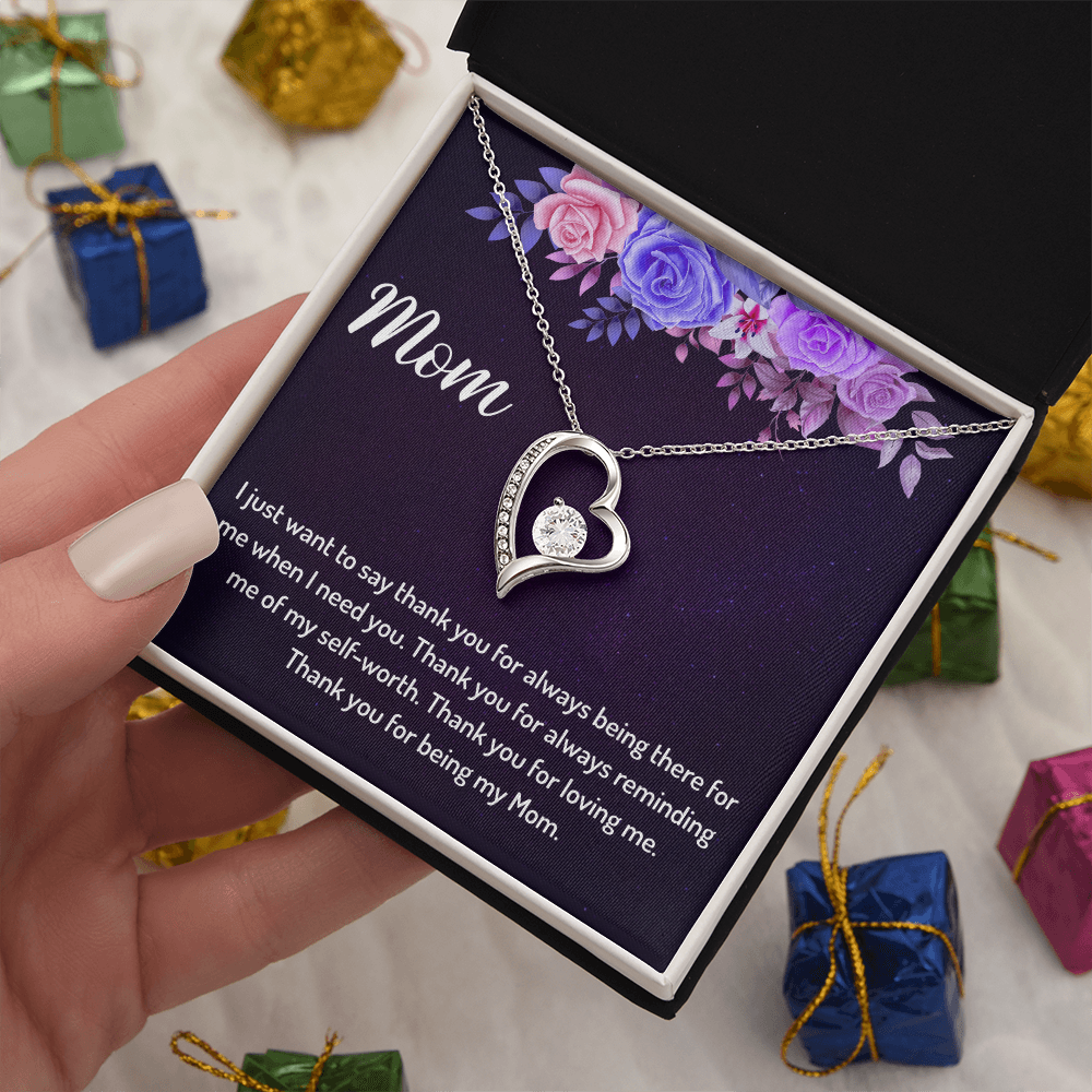 Thank You for Being My Mom - Forever Love Necklace