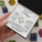 [BEST SELLER] To My Loving Mom - Everything I Am - Forever Love Necklace