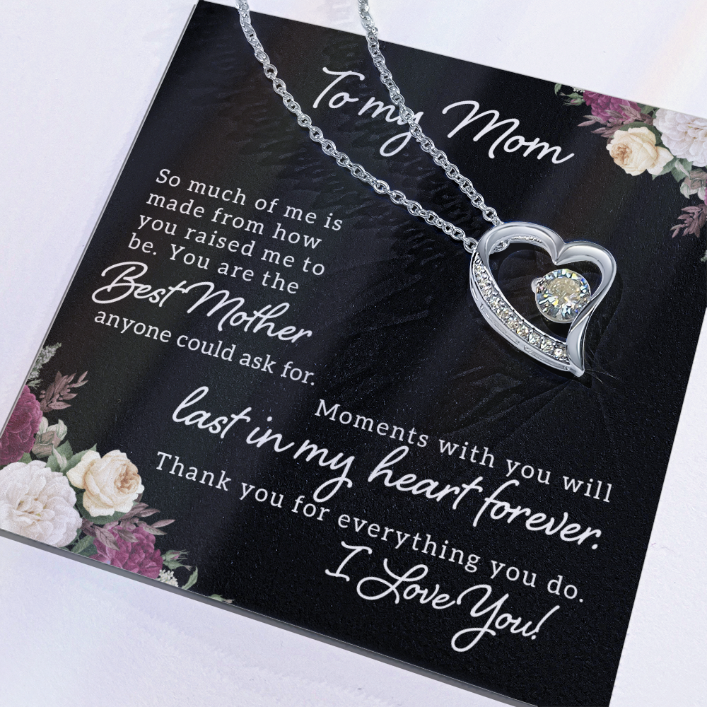 To My Mom - In My Heart Forever Necklace