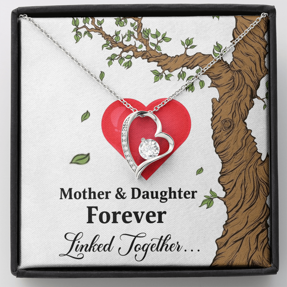 Mother and Daughter - Forever Linked Together Necklace
