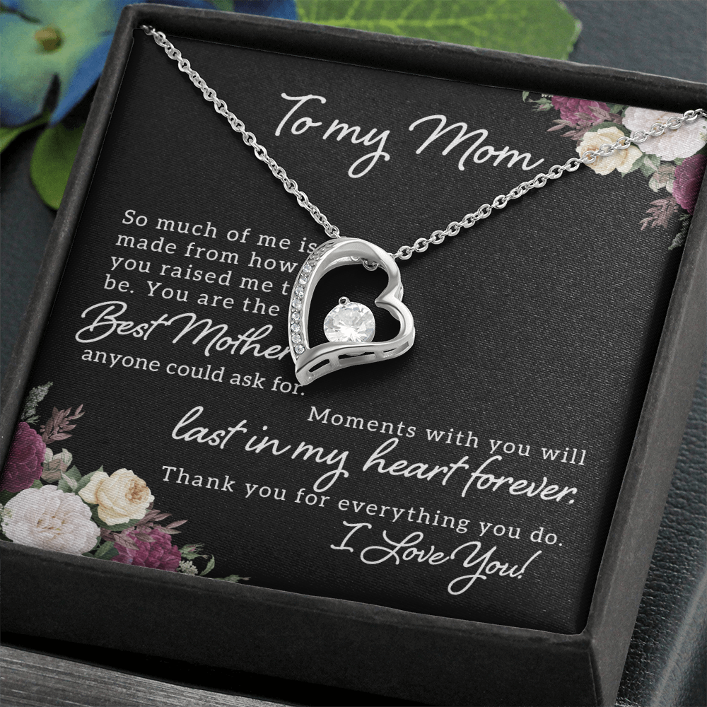 To My Mom - In My Heart Forever Necklace