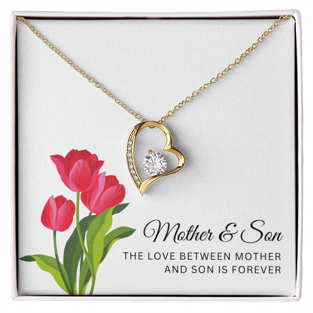 Heart Necklace for Mom from Son