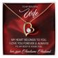 My Heart Belongs To You - Forever Love Necklace, Message Card and Gift Box