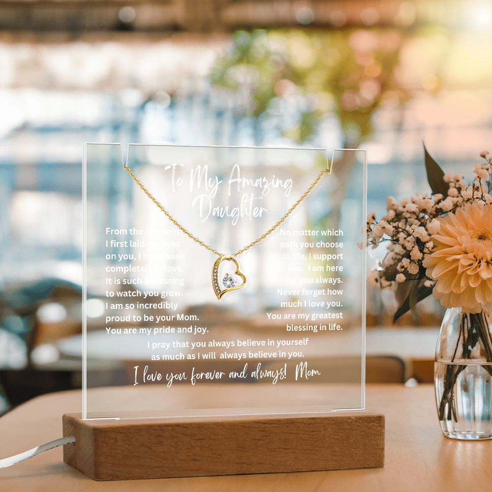 Daughter Necklace Gift Set - Forever Love