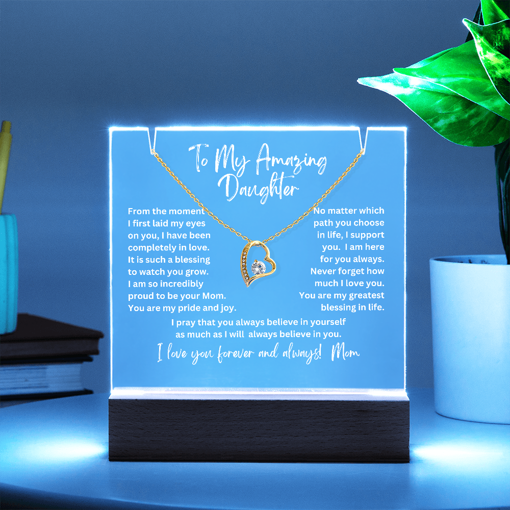 Daughter Necklace Gift Set - Forever Love