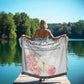 Mother and Daughter Printed Woven Blanket