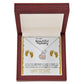 Baby Feet Heart Necklace And LED Gift Box Gift Set