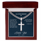 Charlie Kirk - Tribute - Artisan Cross Necklace