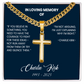 Charlie Kirk - Tribute - Artisan Cross Necklace