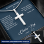 [LIMITED EDITION] Charlie Kirk - Personalized Cross Necklace
