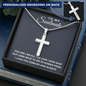 Engraved Cross Necklace - To My Soulmate - You Are Like