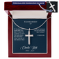 [LIMITED EDITION] Charlie Kirk - Personalized Cross Necklace