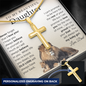 Always My Baby Girl - Engraved Cross Necklace