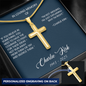 [LIMITED EDITION] Charlie Kirk - Personalized Cross Necklace