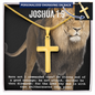Personalized Cross Necklace - Bible Verse GIFT - Joshua 1 9