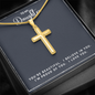 Personalized Cross Necklace - You're Beautiful Cross Necklace