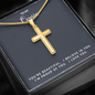 Personalized Cross Necklace - Cousin Gift - Believe in You