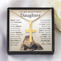 Always My Baby Girl - Engraved Cross Necklace