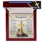 Always My Baby Girl - Engraved Cross Necklace