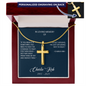 [LIMITED EDITION] Charlie Kirk - Personalized Cross Necklace