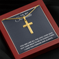Engraved Cross Necklace - To My Soulmate - You Are Like