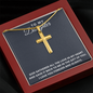 Personalized Cross Necklace - To My Daughter - Gift Of You