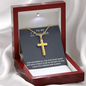 Personalized Cross Necklace - To My Daughter - Gift Of You