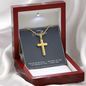 Personalized Cross Necklace - You're Beautiful Cross Necklace