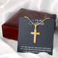 Engraved Cross Necklace - To My Soulmate - You Are Like