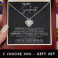 To My Soulmate - I Choose You-  Necklace Gift Set