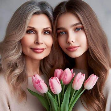 Mother and Daughter - Forever Linked Together Necklace