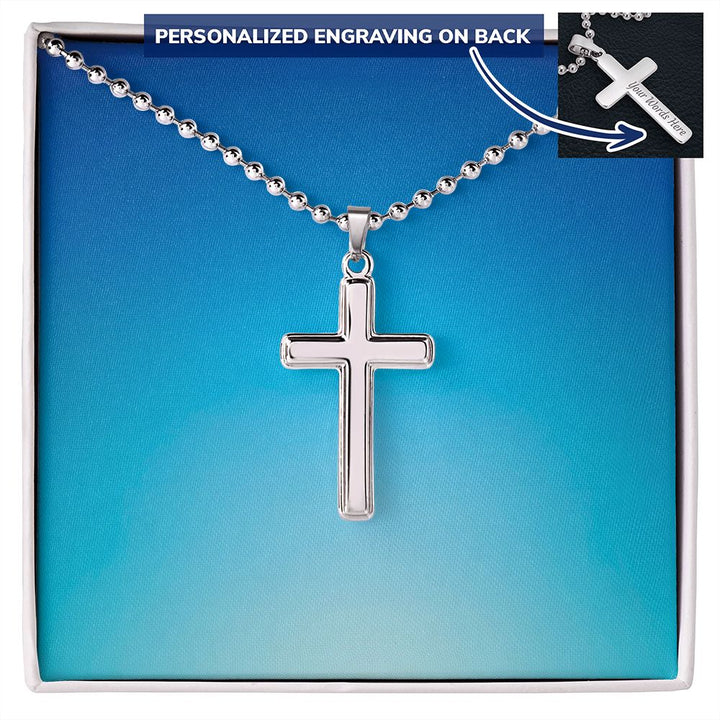 Mens Cross Necklace