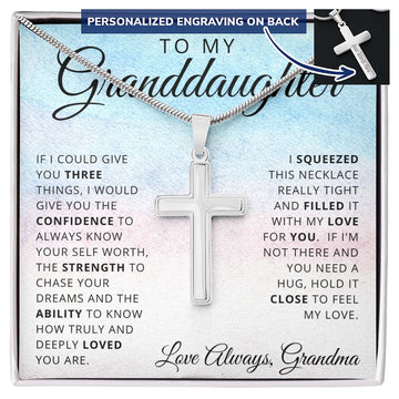 Granddaughter Cross Necklace v2