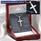 We Believe in You Cross Necklace [BEST SELLER]