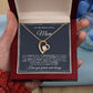 To My Beautiful Mom | God Gave Me A Mother | Forever Love Necklace