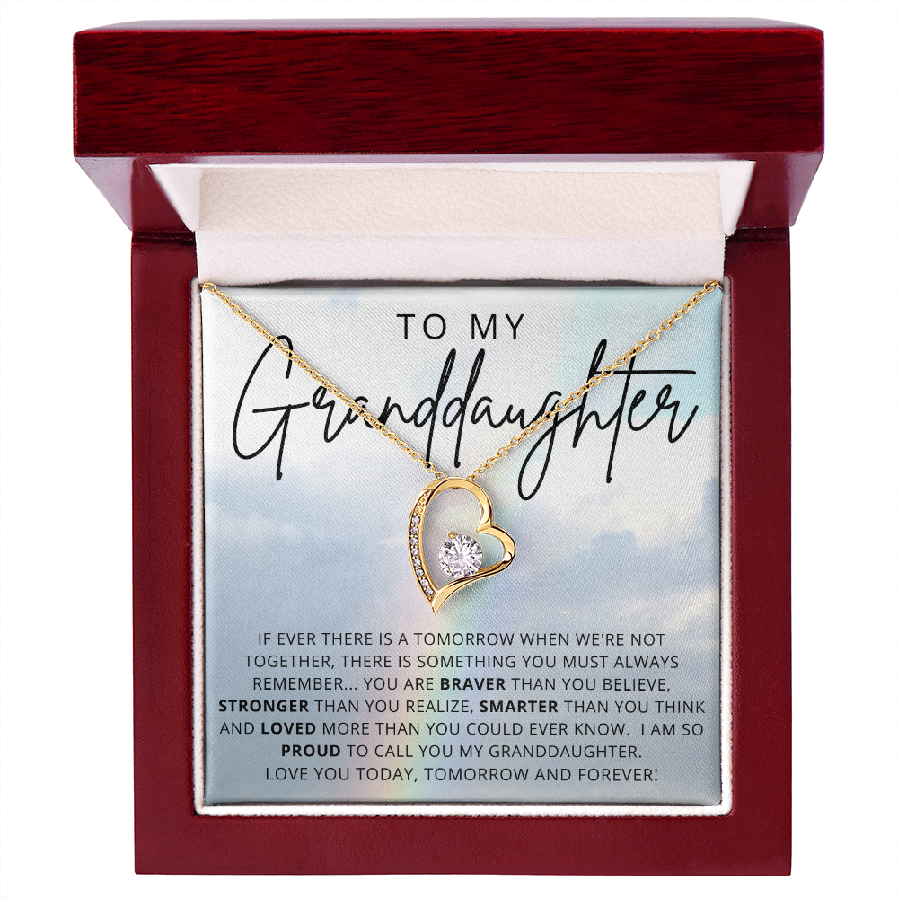 To My Granddaughter | Always Remember Necklace