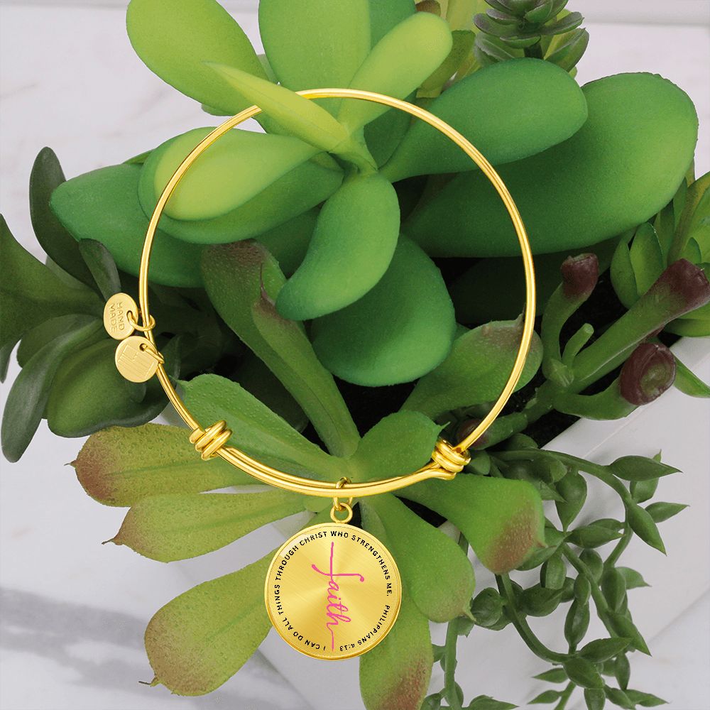 Faith Bangle Bracelet