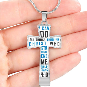 To My Son Cross Necklace